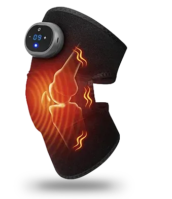 Glokore Knee Massager Heat Vibration Compression Device