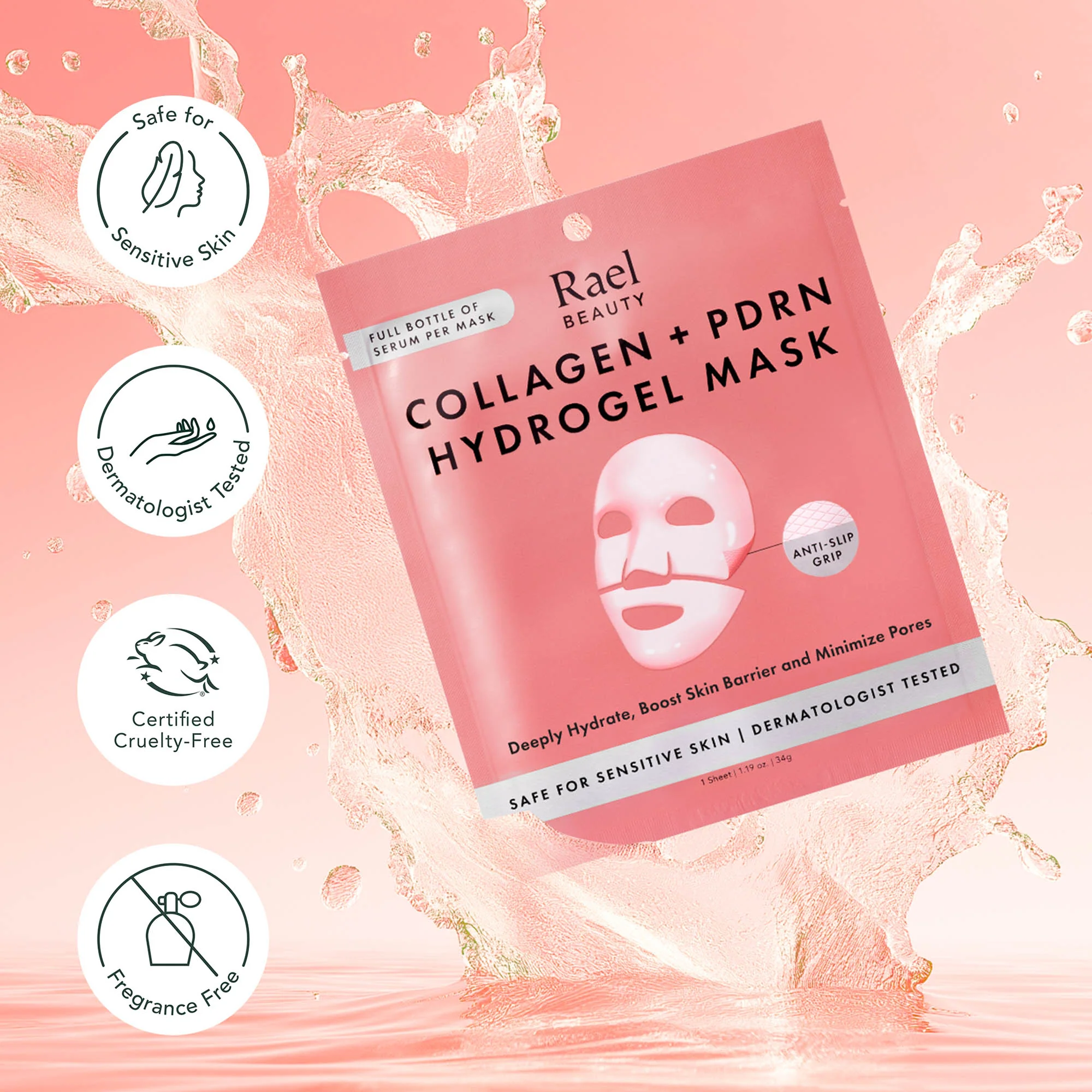 Cotton Hydrogel Sheet Mask Comparison Regular Drugstore Mask